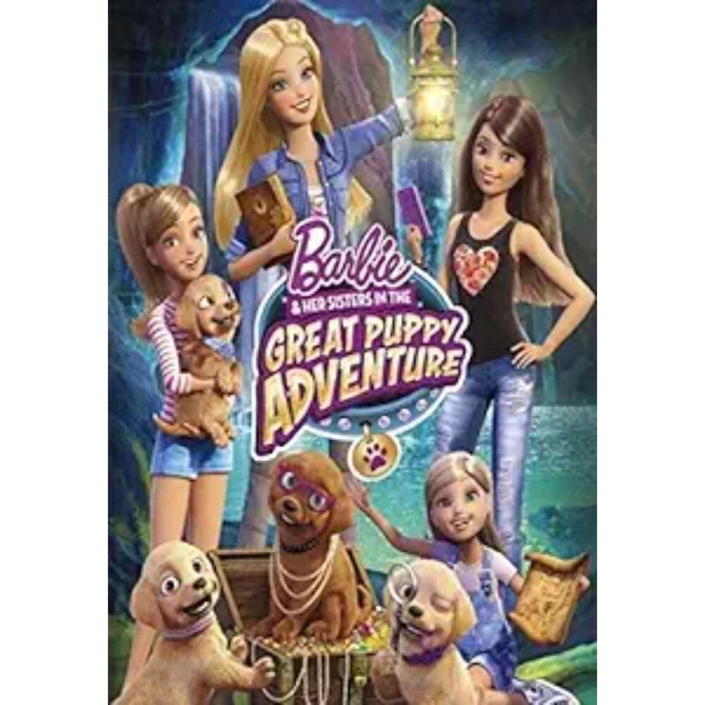 Barbie & Her Sisters in The Great Puppy Adventure DVD animated kids movie